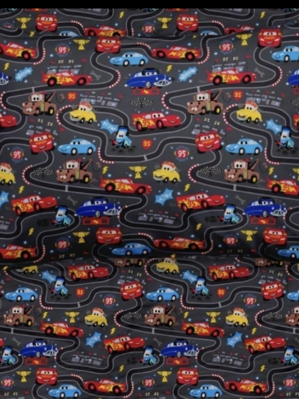 Little Sleepies Piston Cup Cars Pixar Disney Bamboo Twin Sheet set